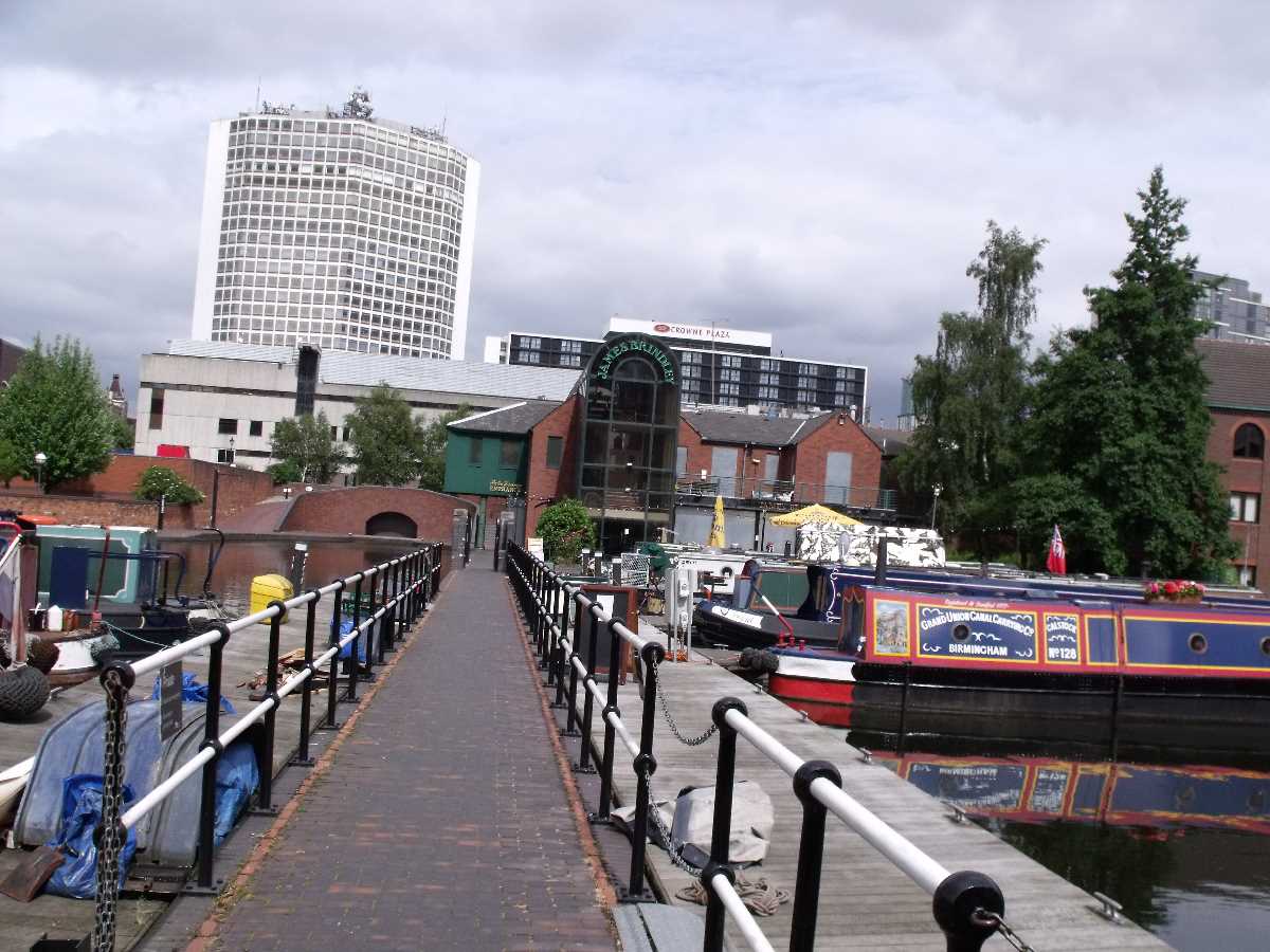 Gas Street Basin between 2009 and 2019