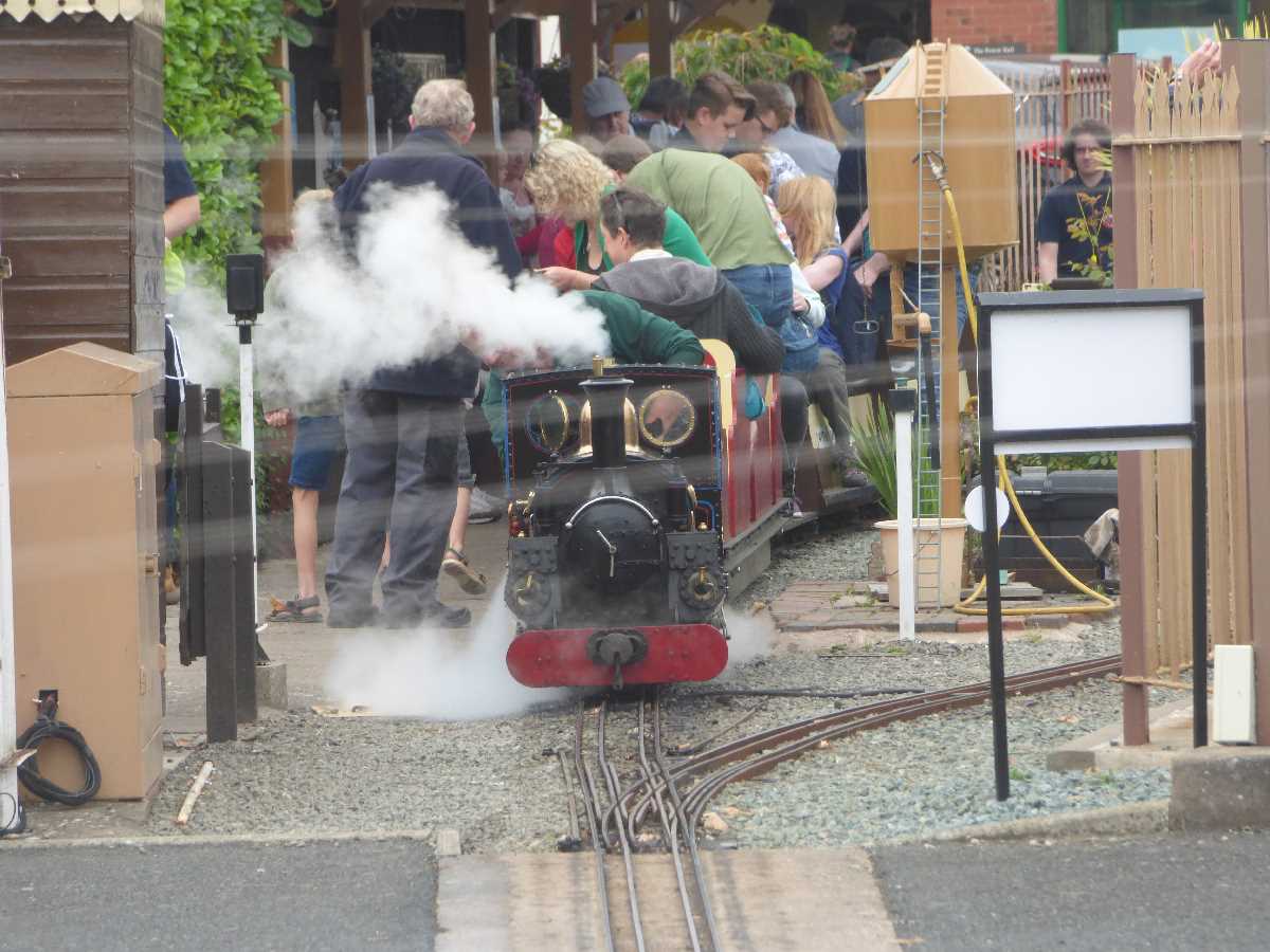 Miniature Railway Wythall operated by Elmdon Model Engineering Society at The Transport Museum, Wythall